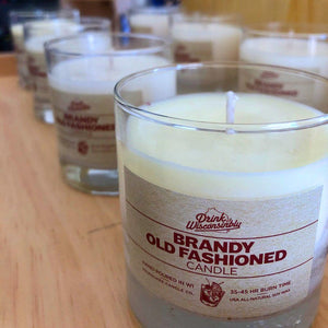 Drink Wisconsinbly Candle, Brandy Old Fashioned scent