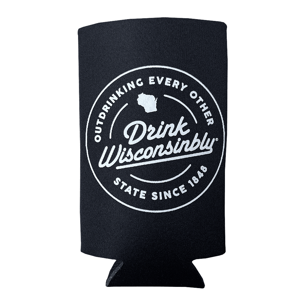 Drink Wisconsinbly "Outdrinking" Tallboy Coozie