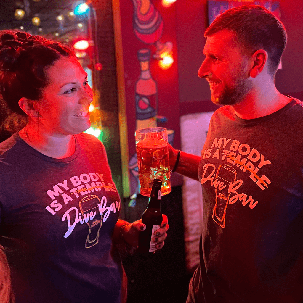 Drink Wisconsinbly My Body is a Dive Bar T-Shirts
