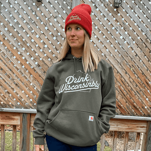 Drink Wisconsinbly Carhartt® Moss Unisex Hoodie