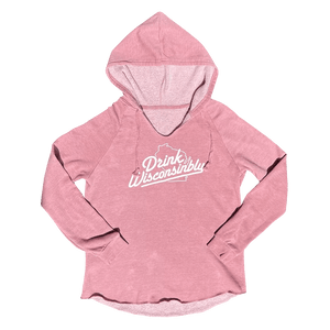 Drink Wisconsinbly Women's Dusty Rose Hoodie