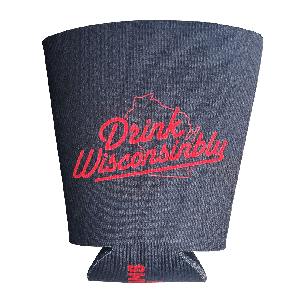 Black "Happy" Cup Coozie