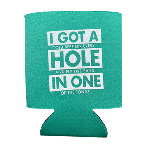 Drink Wisconsinbly Hole in One Coozie