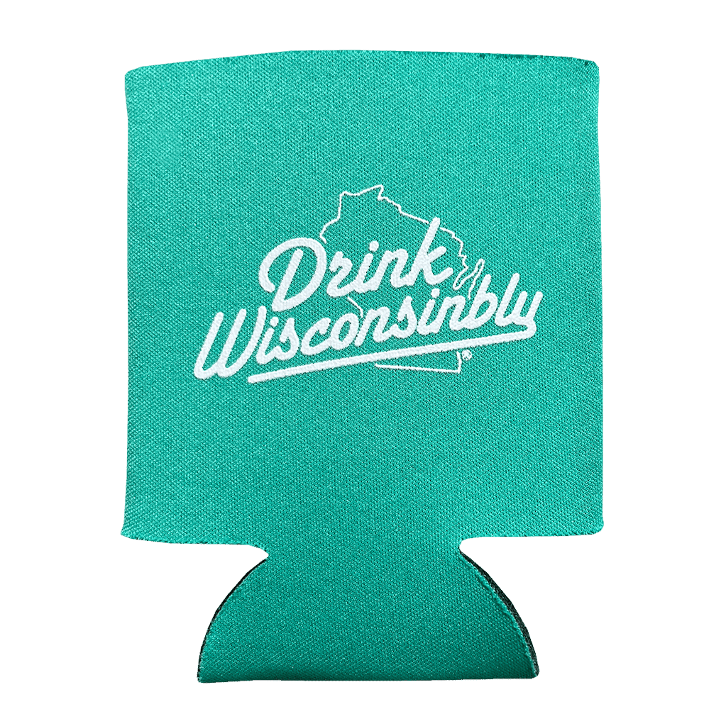 Drink Wisconsinbly Green Hole in One Coozie