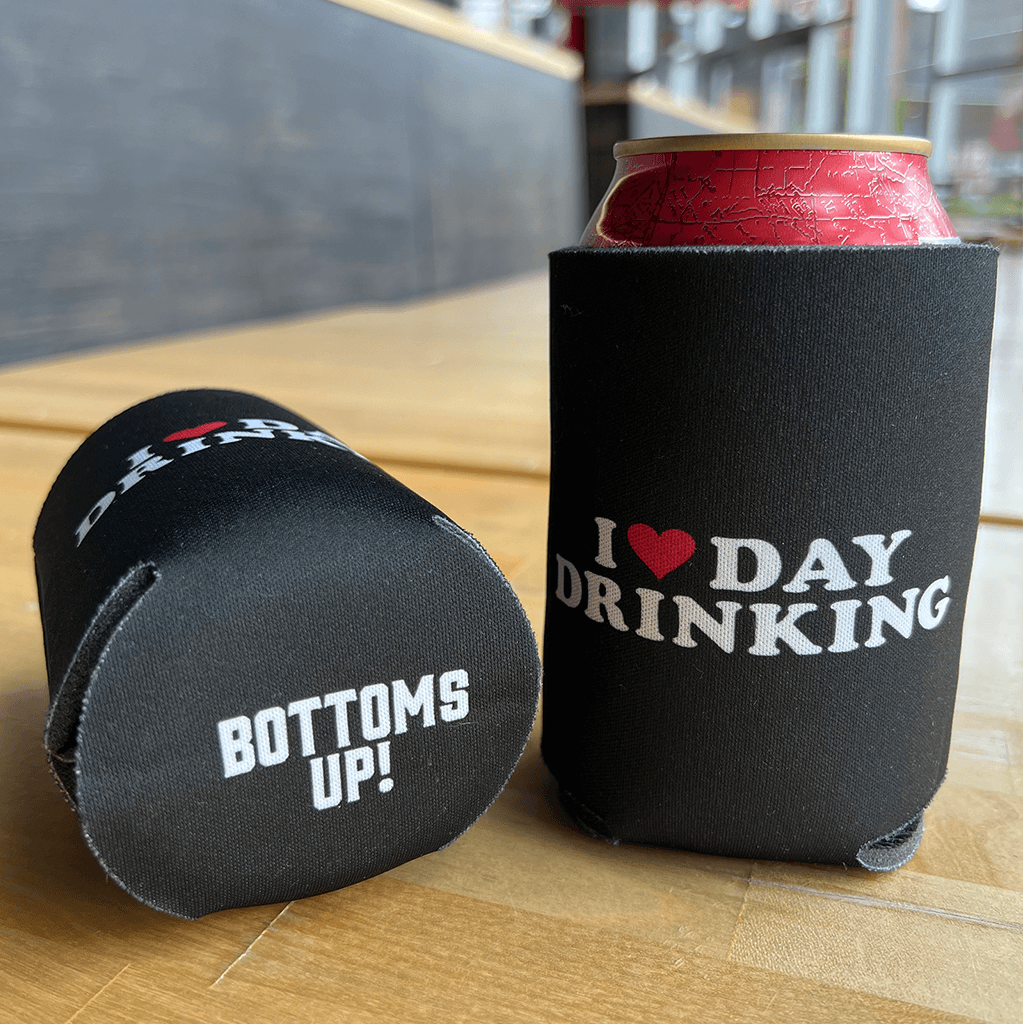 Drink Wisconsinbly I Love Day Drinking Coozie