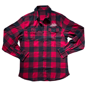 Drink Wisconsinbly Buffalo Flannel Long Sleeve