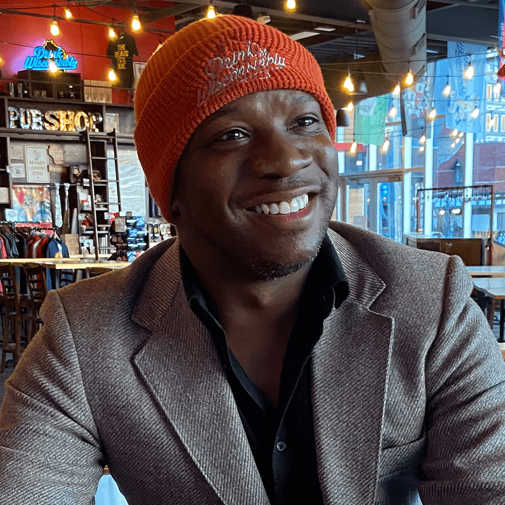 Drink Wisconsinbly Rust Waffle Beanie