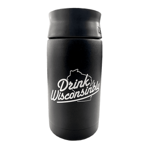 Drink Wisconsinbly Shhh Black Insulated CamelBak Mug