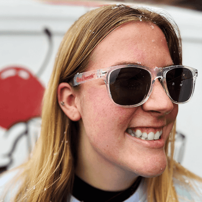 Drink Wisconsinbly Sunglasses Clear Translucent