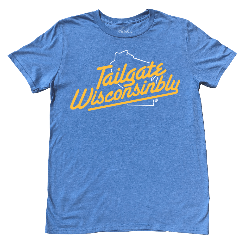 Tailgate Wisconsinbly Heather Royal T-Shirt