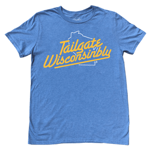 Tailgate Wisconsinbly Heather Royal T-Shirt