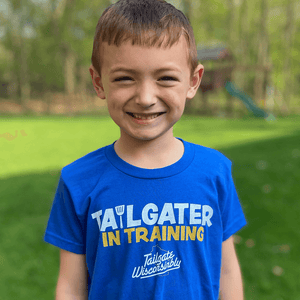 Drink Wisconsinbly Tailgater in Training Youth T-Shirt