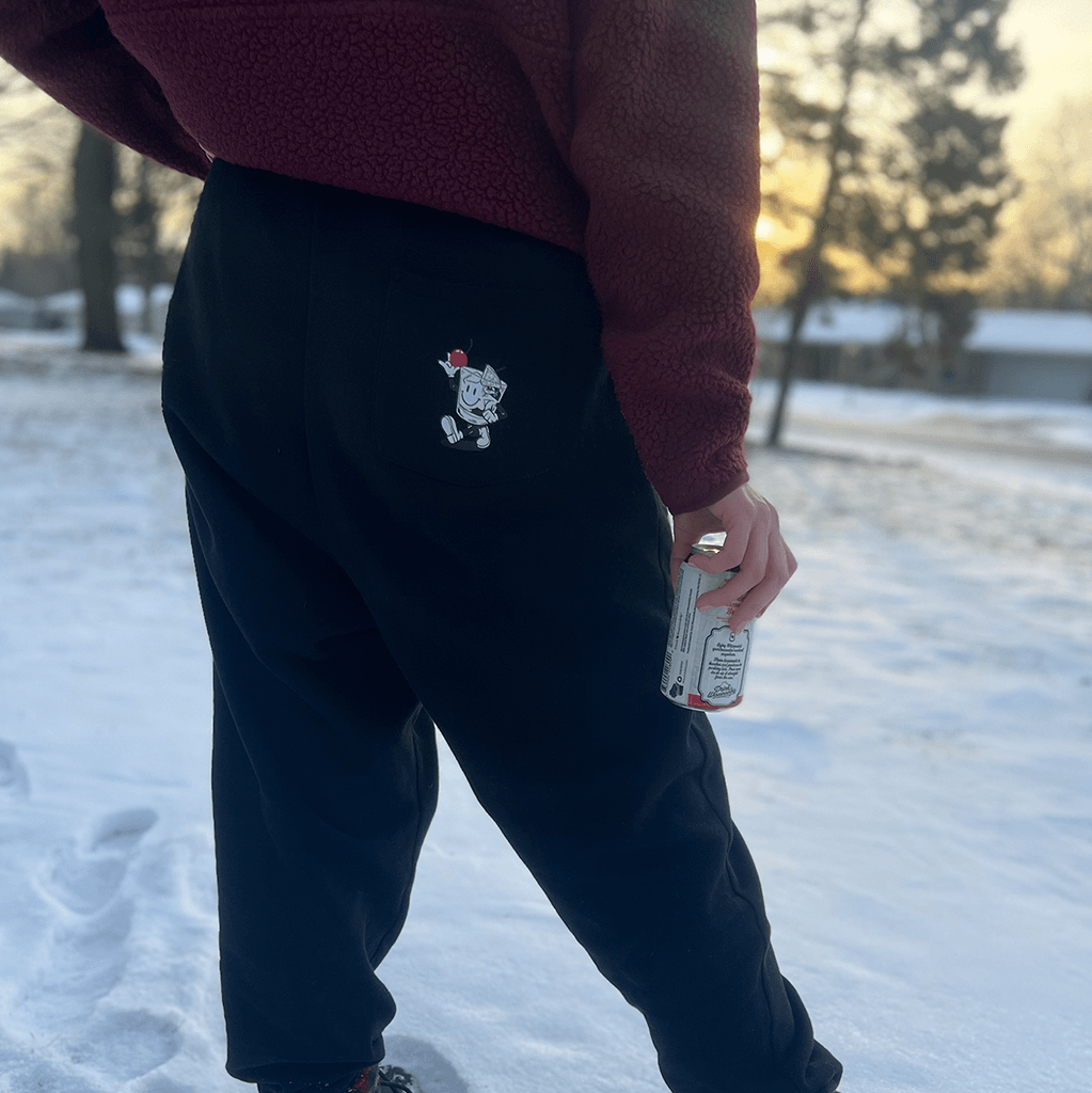 Drink Wisconsinbly Unisex Happy Old Fashioned Black Sweatpants