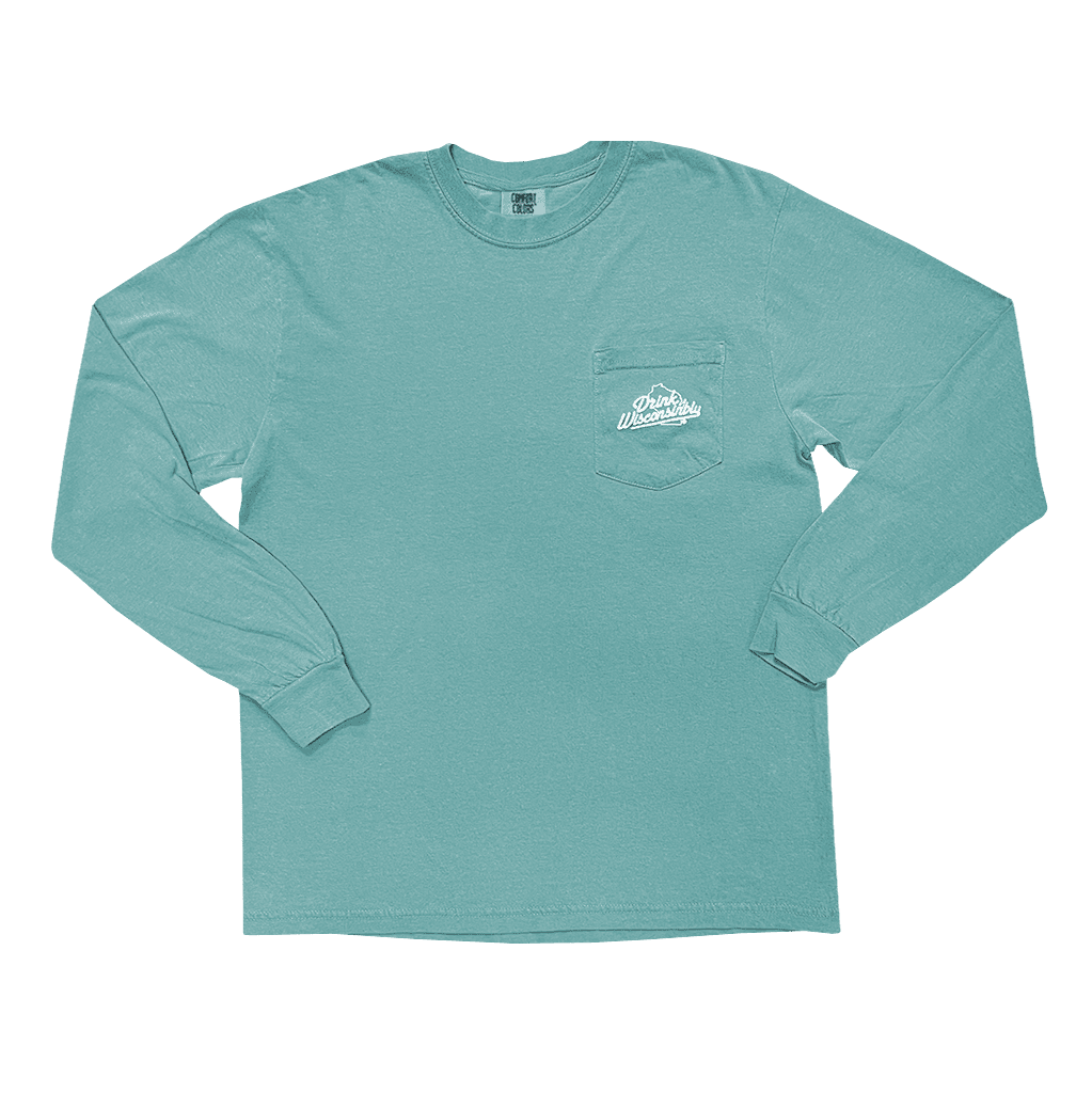 Drink Wisconsinbly Unisex Seafoam State of Mind Long Sleeve