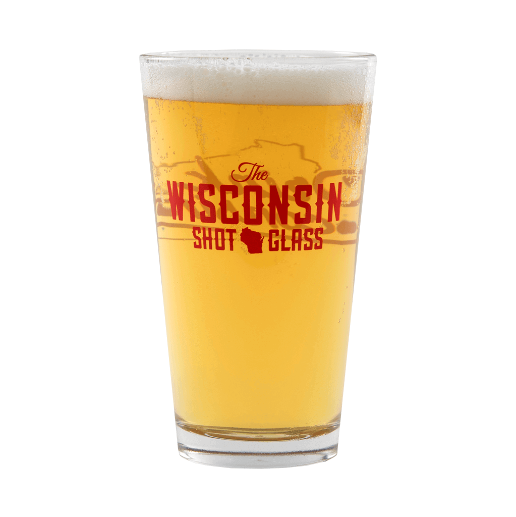 Drink Wisconsinbly Wisconsin Shot Glass Pint Glass