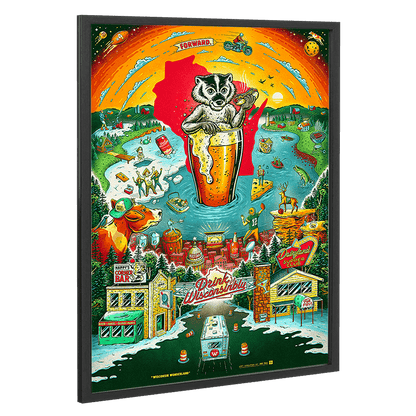Drink Wisconsinbly Wisconsin Wonderland Poster