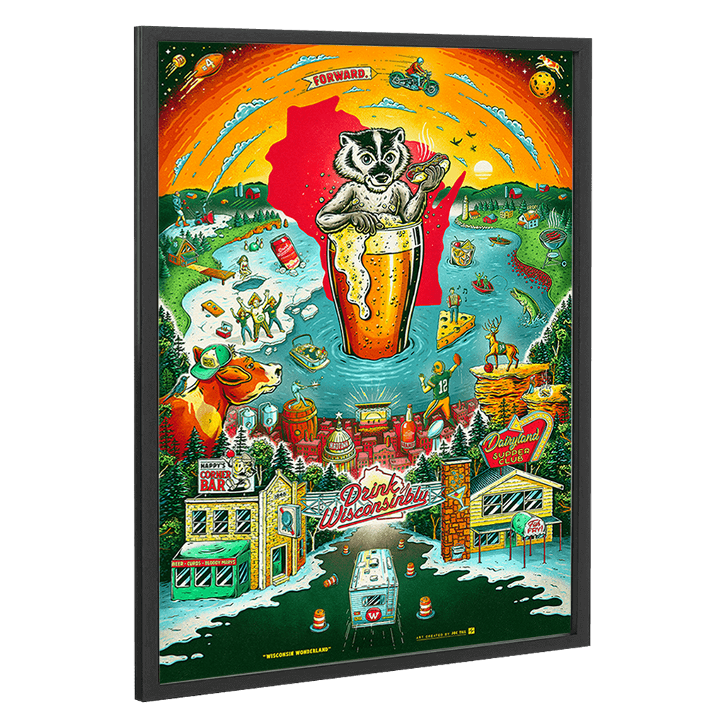 Drink Wisconsinbly Wisconsin Wonderland Poster