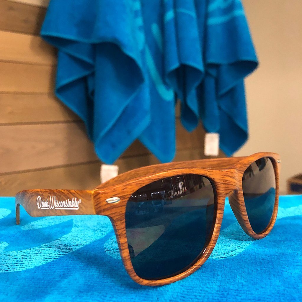 Wood Grain Sunglasses