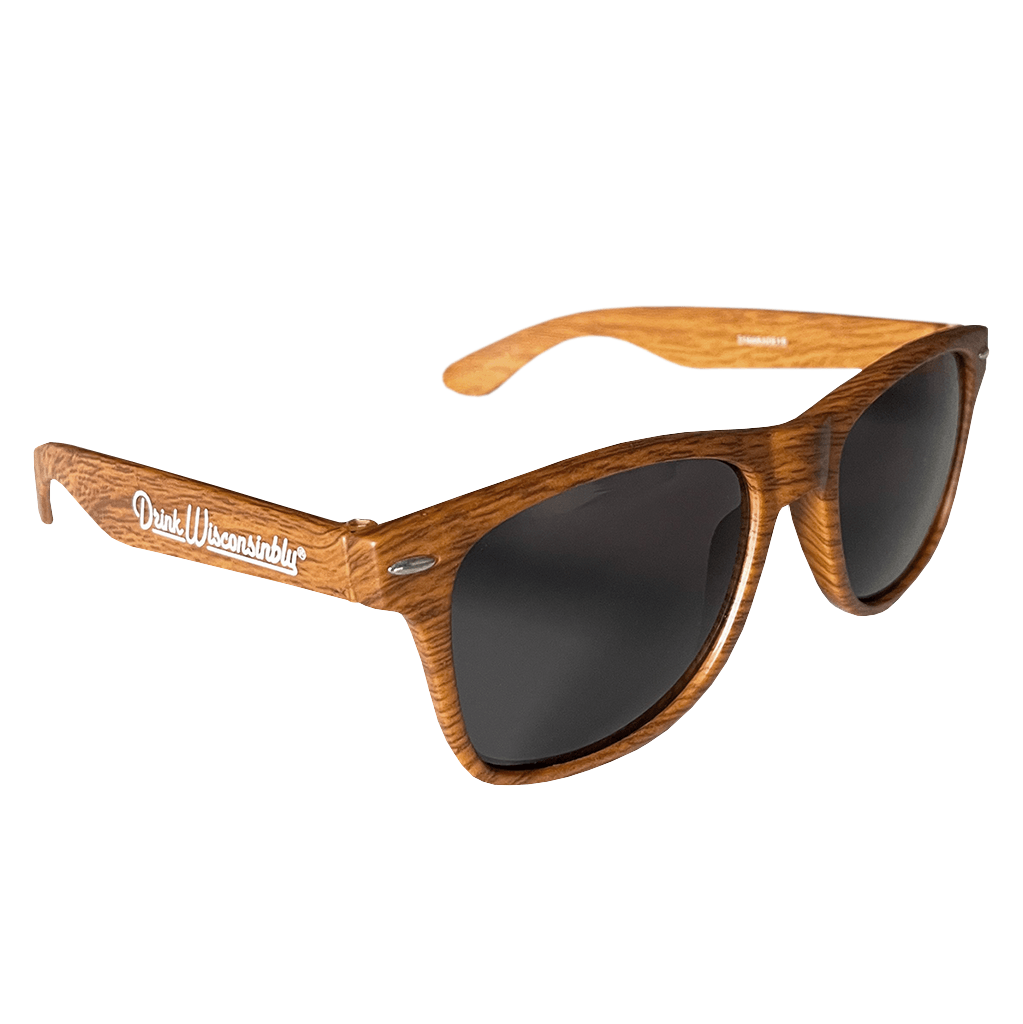 Wood Grain Sunglasses