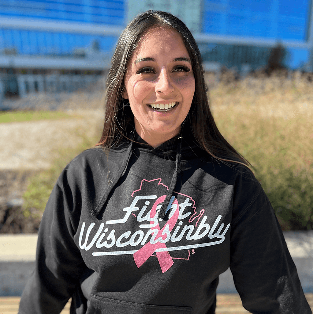 Black Fight Wisconsinbly Hoodie