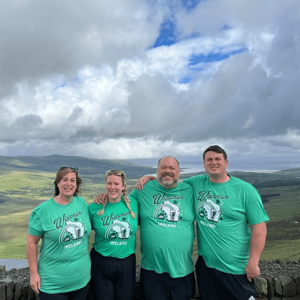 Drink Wisconsinbly Wisconsin America's Ireland Tee