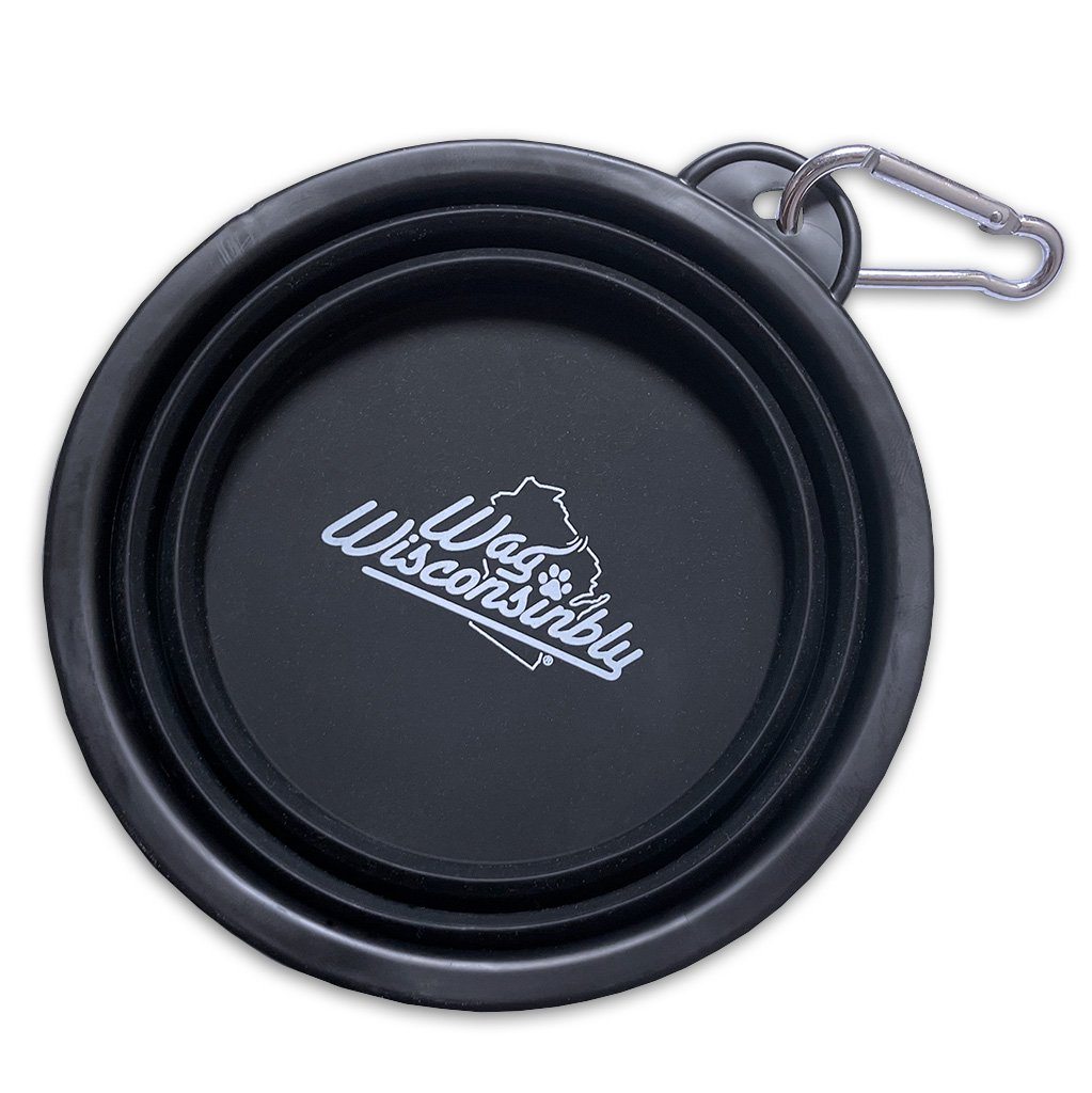 Wag Wisconsinbly Collapsible Travel Bowl