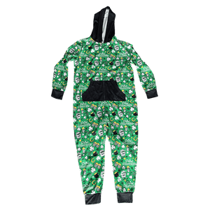 Drink Wisconsinbly St. Patrick's Day Adult Onesie