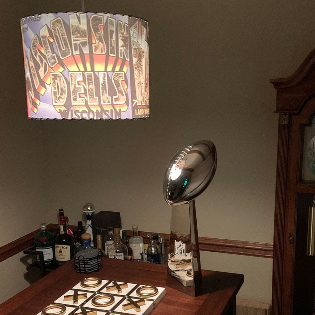 Wisconsin Postcard Lamp Shade